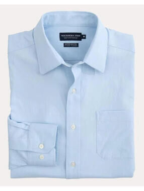 Southern Tide Men MEDIUM Harbor River BRRR Intercoastal Performance Sport Shirt